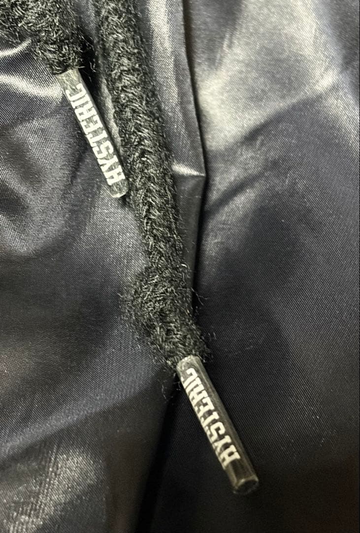 極美品ヒステリックグラマー フルジップナイロン切り替えパーカー