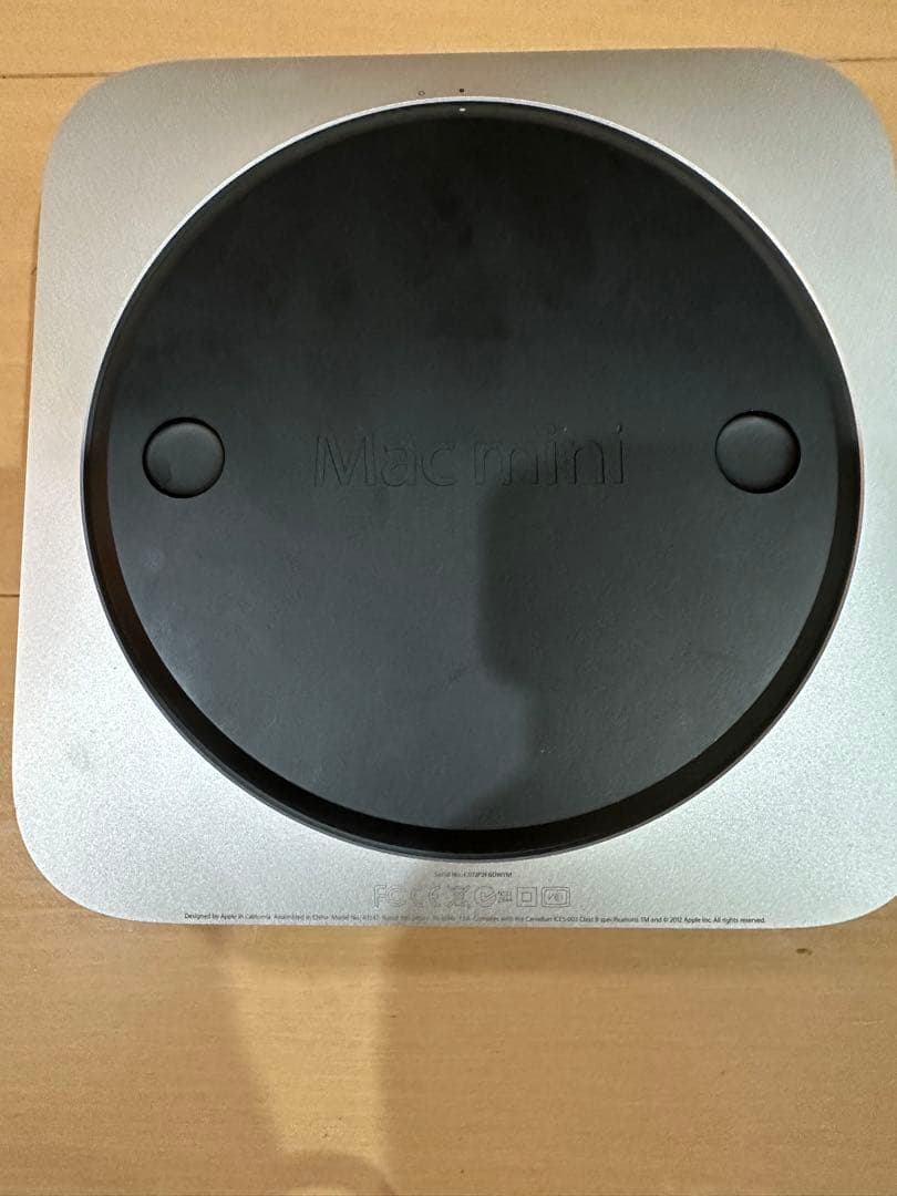 Apple Mac mini シルバー 2012later