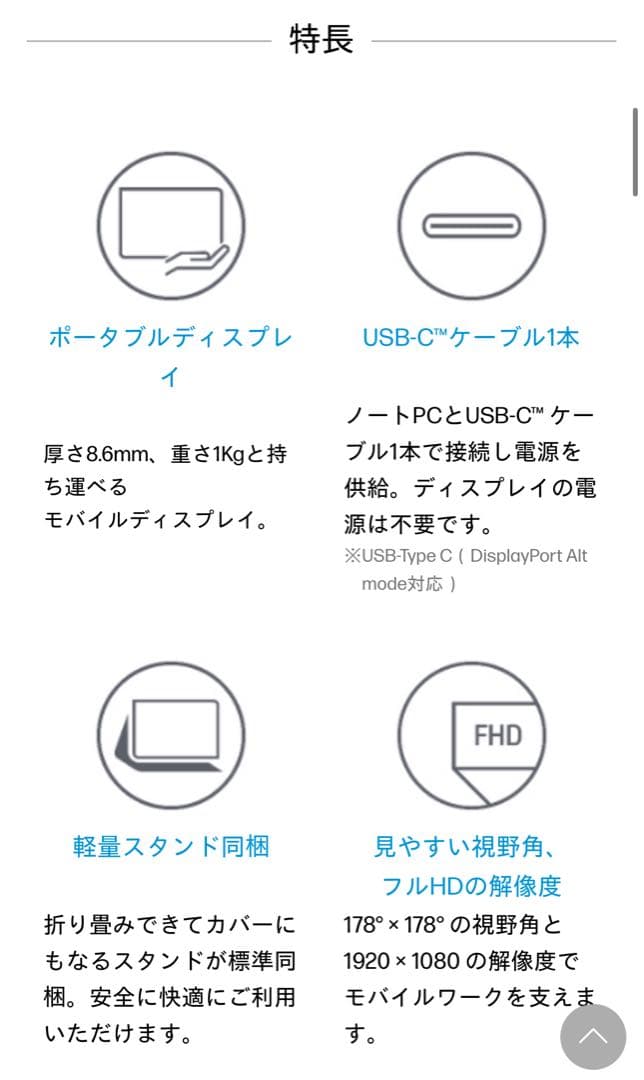 HP EliteDisplayディスプレイS14