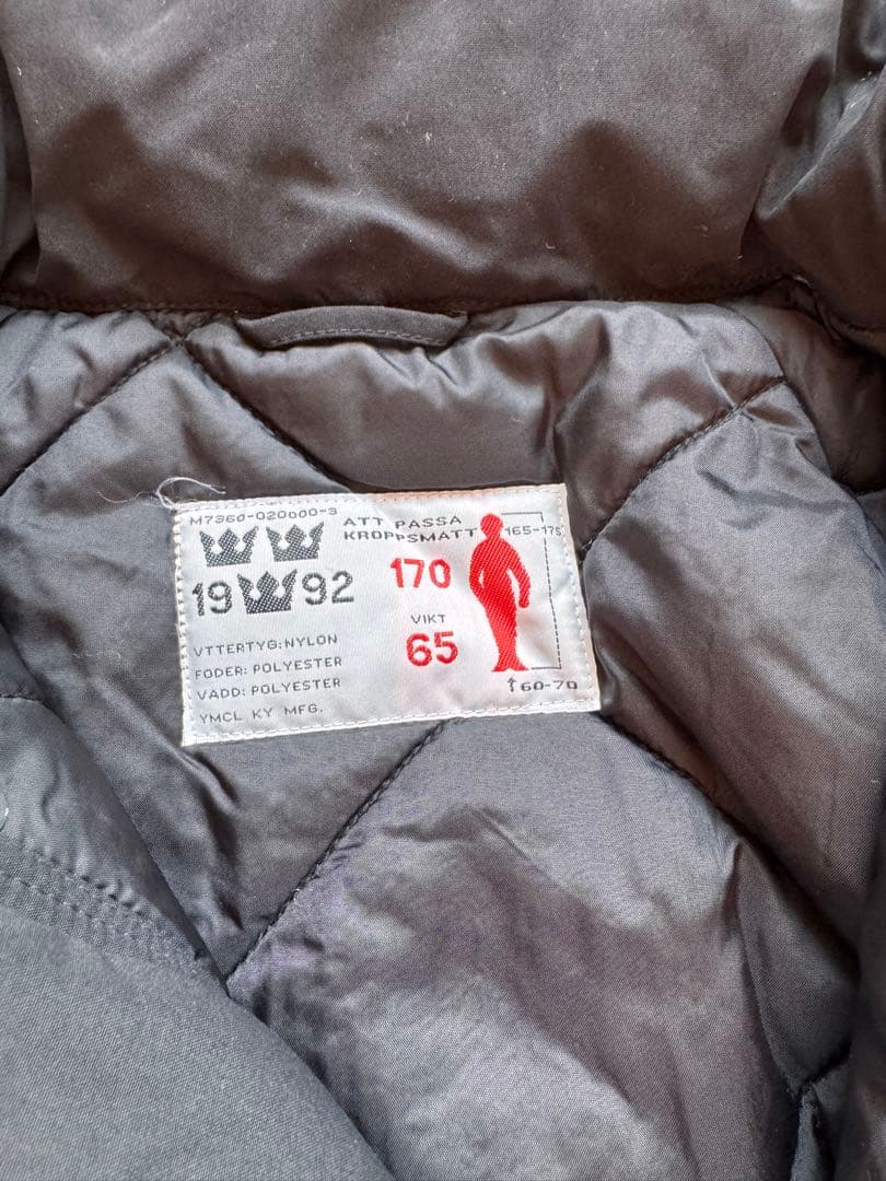 スウェーデン軍M90後期型コールドウェザーパーカー　ユーロミリタリーM65