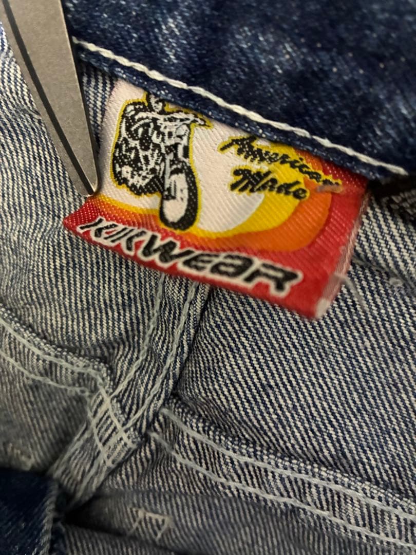 90s kikwear バギーデニム レイヴパンツ jnco 極太 sk8