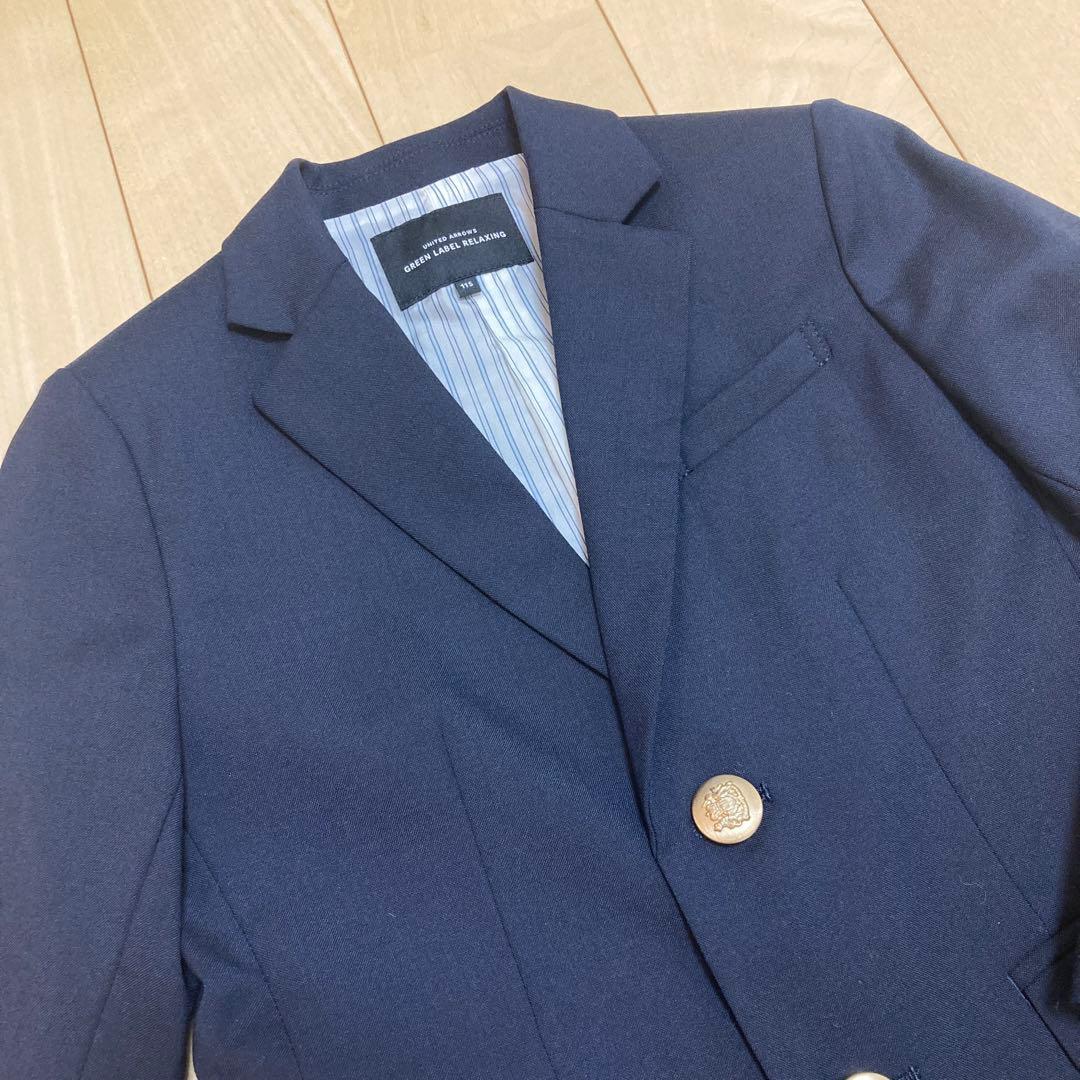 グリーンレーベルリラクシング　男の子　スーツ　卒園式　入学式　ネイビー