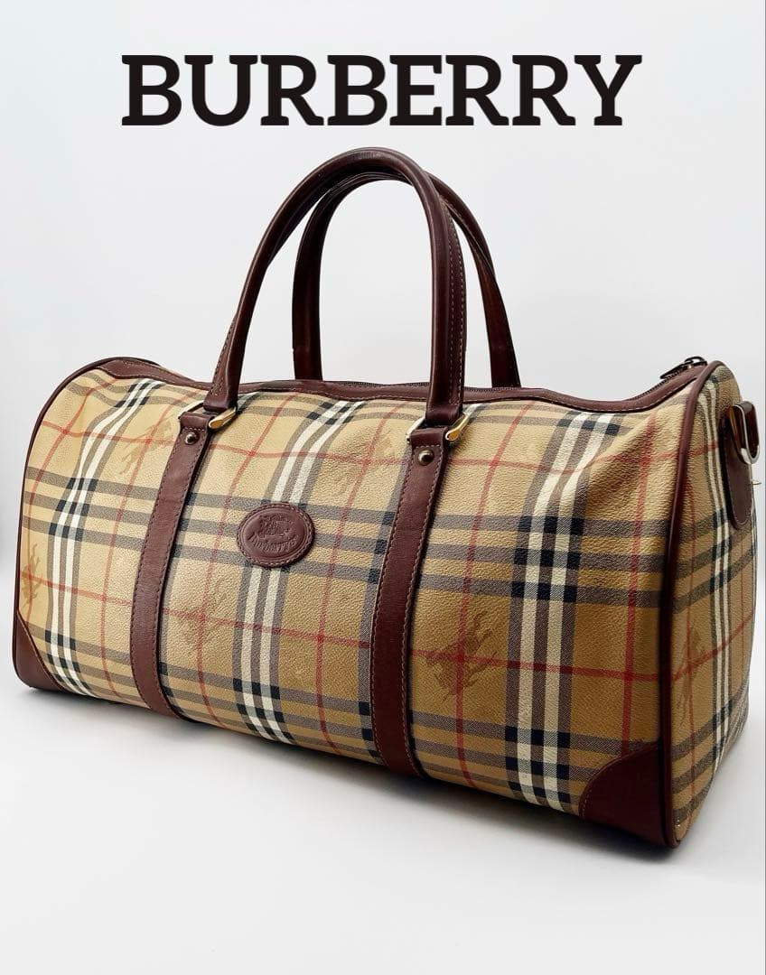 BURBERRY バーバリー シャドーホースボストンバック ノバチェック