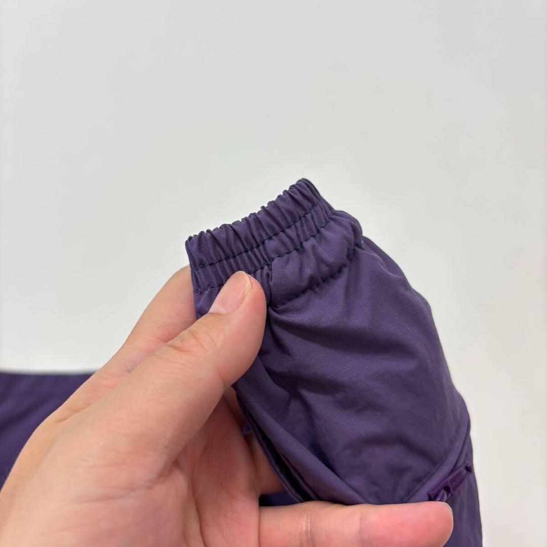 25ss 良品 ワコマリア ナイロン ボード ショーツ 刺繍 パープル XL