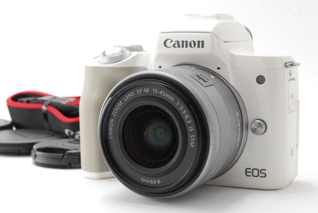 ✨極美品✨キャノン EOS Kiss M❤️Wi-Fi&ラクラク自撮り！