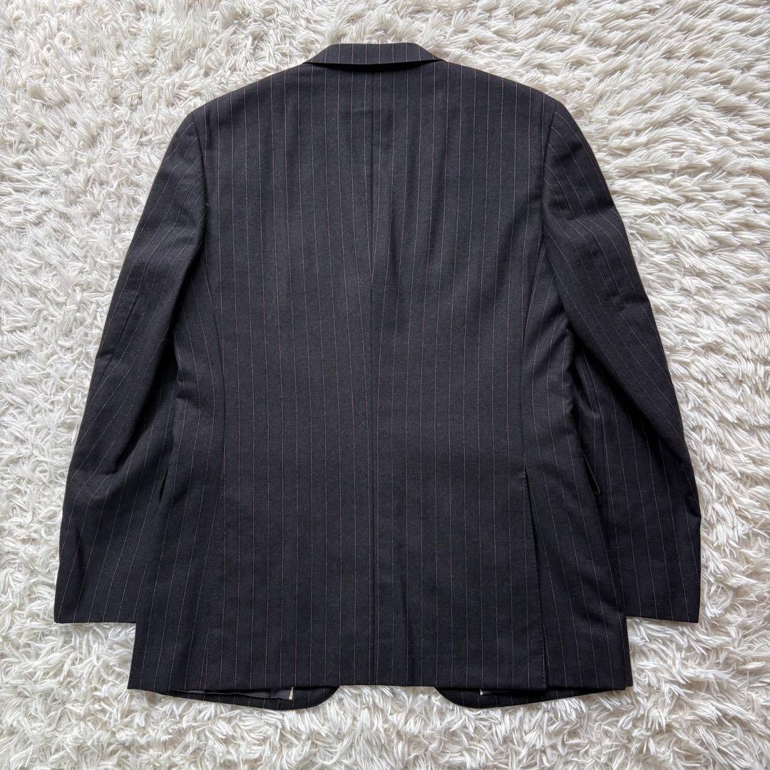 美品 ポールスミスコレクション スーツ 生地英国製カシミヤ混 グレー M