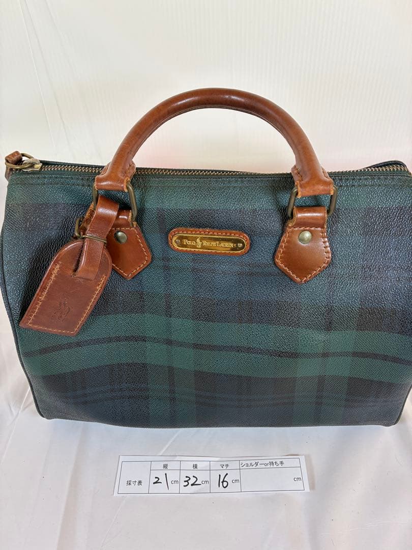 [極美品] POLO Ralph Lauren ミニボストンバッグ