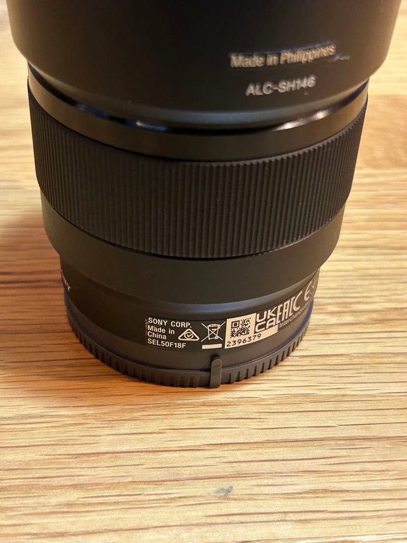 SONY FE 1.8/50 単焦点レンズ 本体　sel50f18f