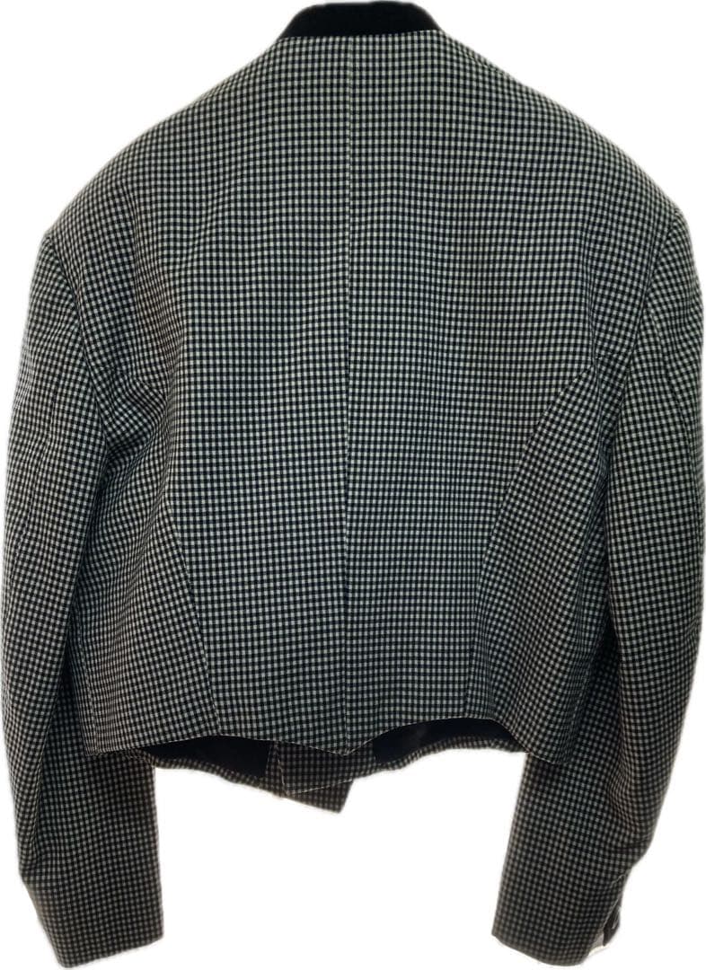 コムデギャルソンオムプリュス格子柄 ショートジャケット