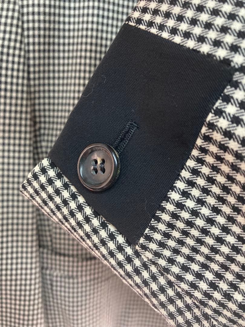 コムデギャルソンオムプリュス格子柄 ショートジャケット