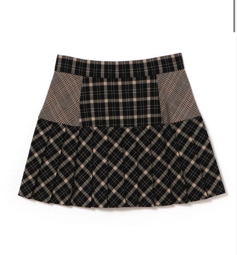 coco check pleats skirt Sサイズ