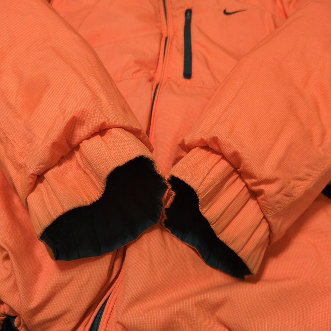 00s Nike ダークグリーン ダウンジャケット リバーシブル