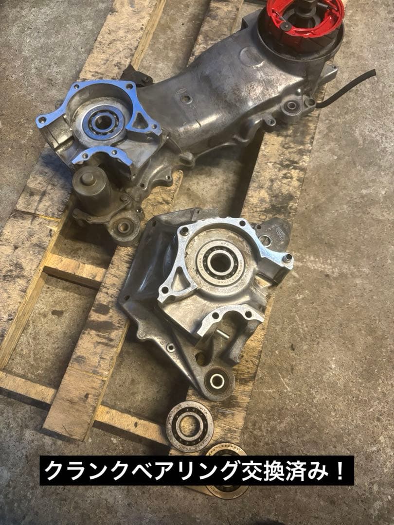 ライブディオ　AF34・AF35 クランクベアリング交換済みエンジン。　加工多数
