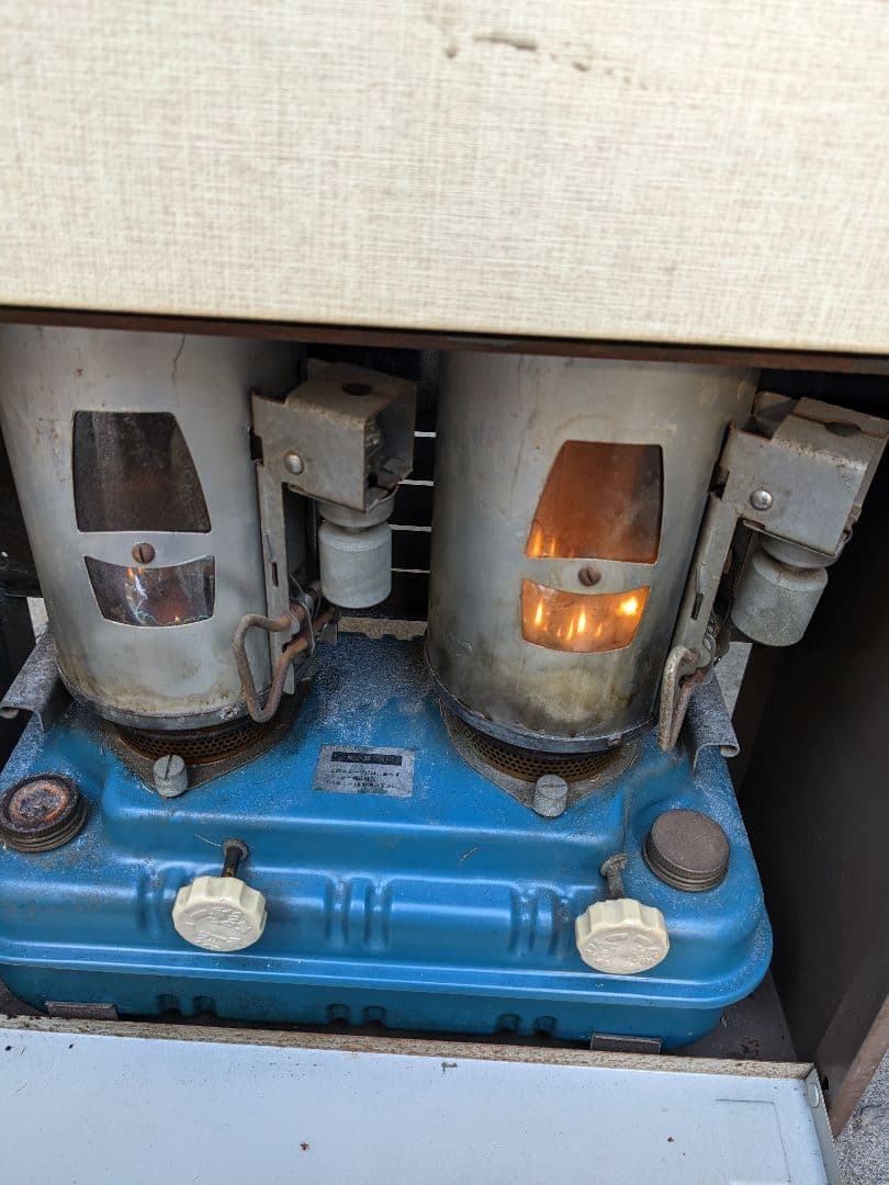 VintageValor2筒式ストーブ　英国製　可動確認(⁠ ⁠ꈍ⁠ᴗ⁠ꈍ⁠)