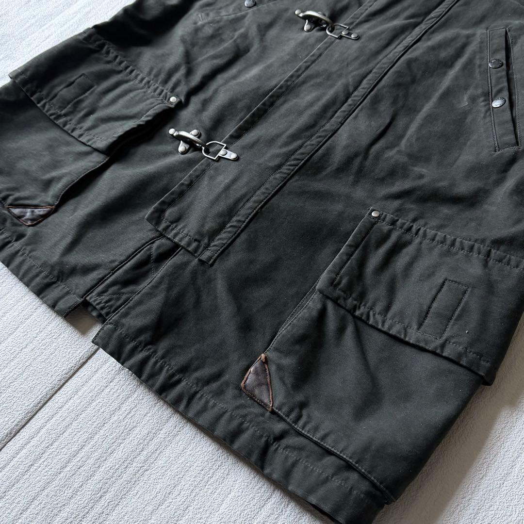 激渋✨AVIREX ファイヤーマンジャケット ミリタリー チャコールカーキ XL