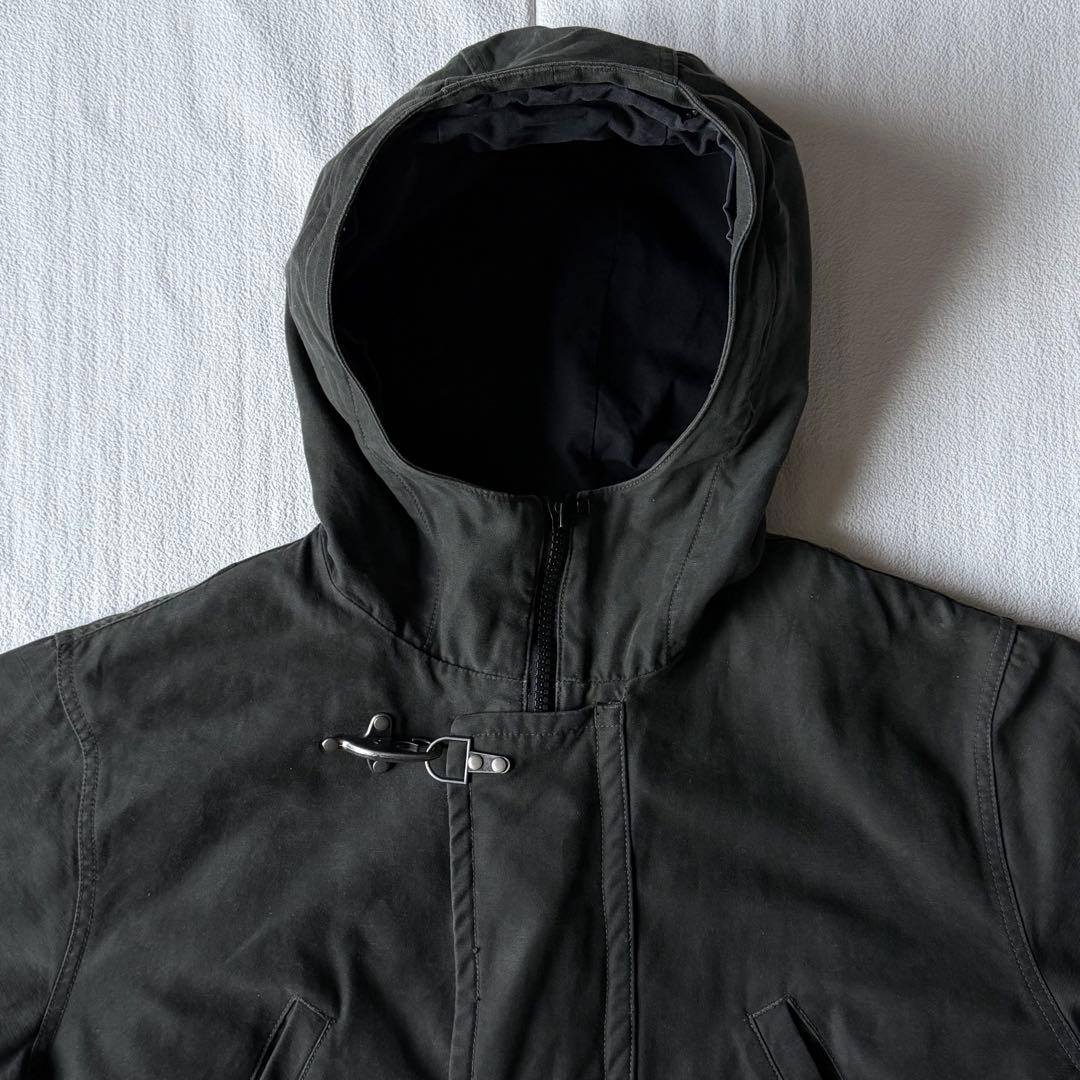 激渋✨AVIREX ファイヤーマンジャケット ミリタリー チャコールカーキ XL