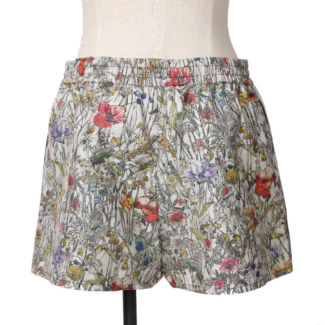 クリスチャンディオール Mille Fleurs サイドロゴ ショートパンツ