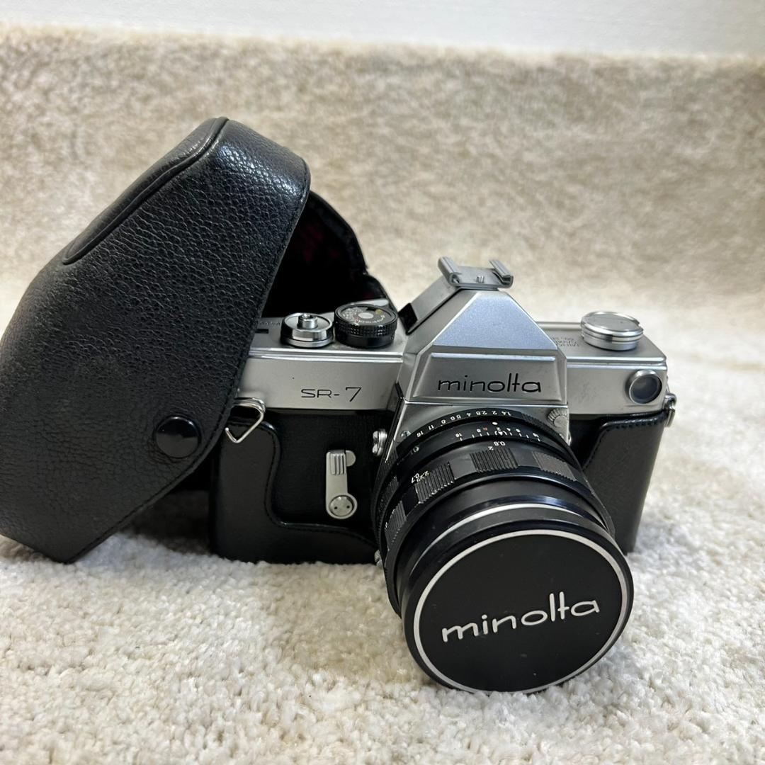 【名機】ミノルタ SR-7 + 58mm F1.4 大口径レンズ★シャッターOK