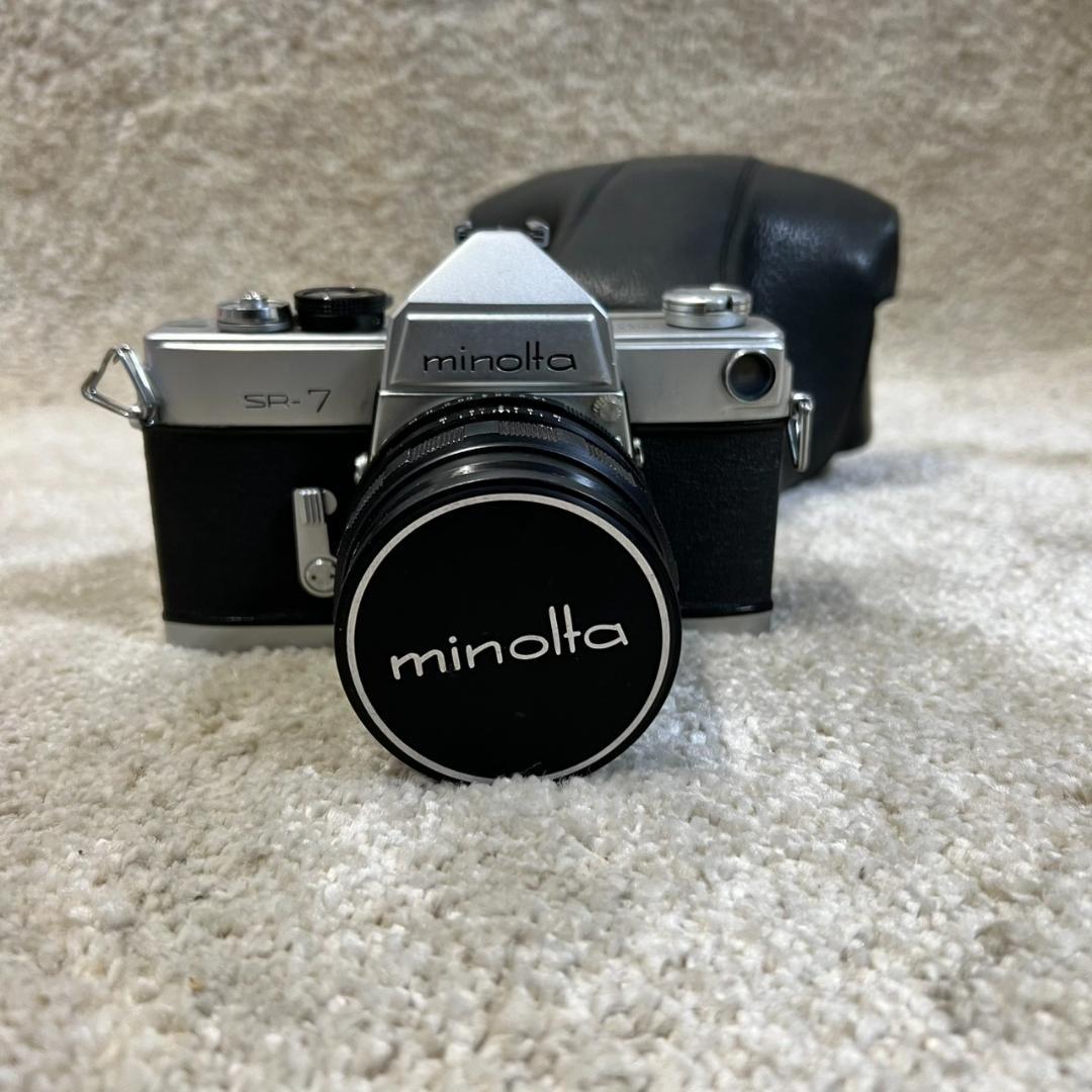 【名機】ミノルタ SR-7 + 58mm F1.4 大口径レンズ★シャッターOK