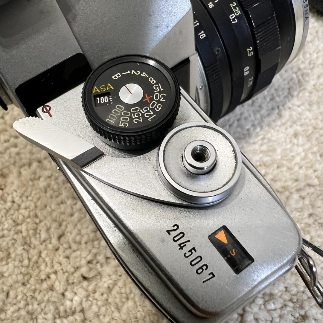 【名機】ミノルタ SR-7 + 58mm F1.4 大口径レンズ★シャッターOK