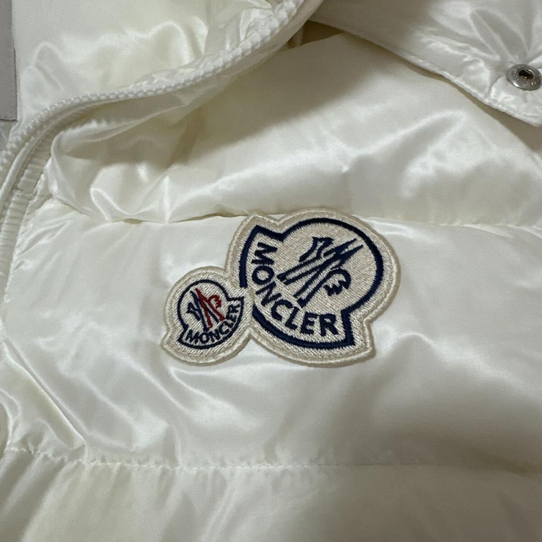 モンクレール ブラマント ダウンジャケット Wワッペン size 7 ホワイト