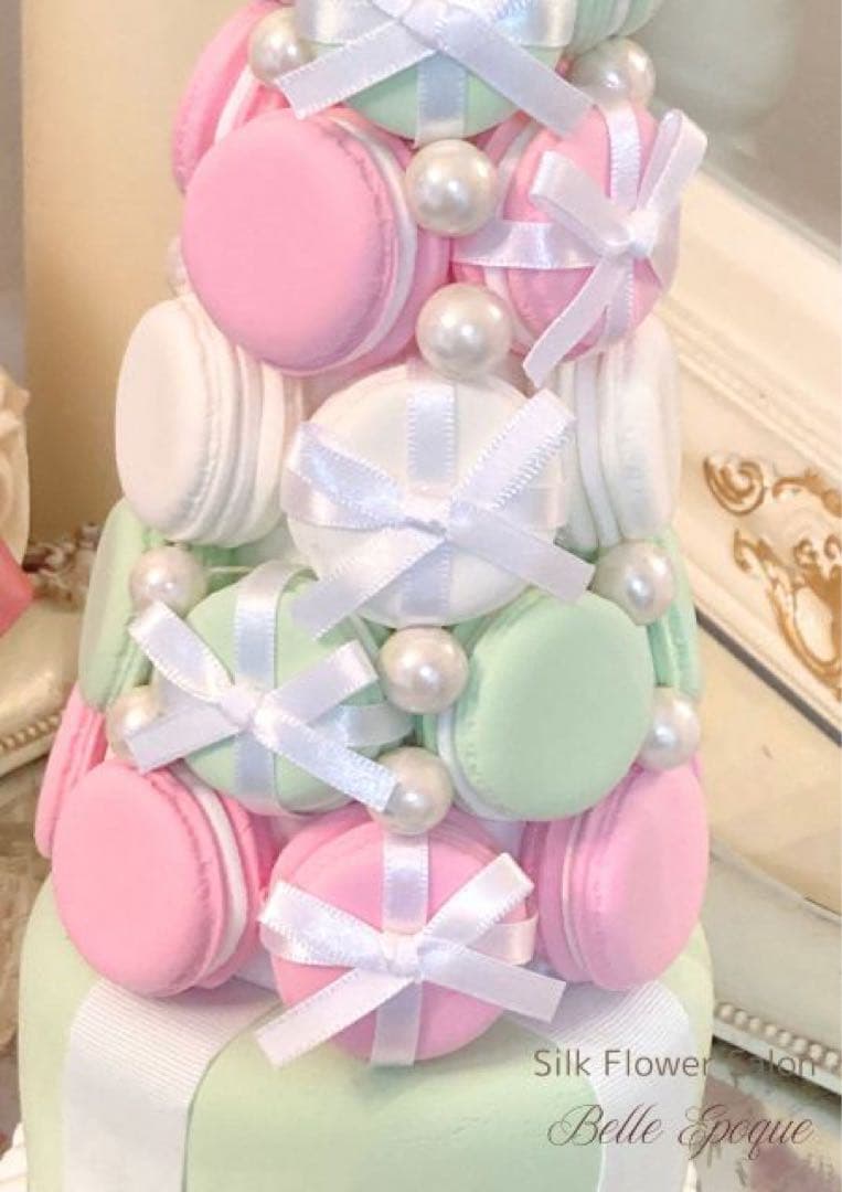 【専用】かわいい!!!ラデュレカラーの7段大マカロンタワー2個セット