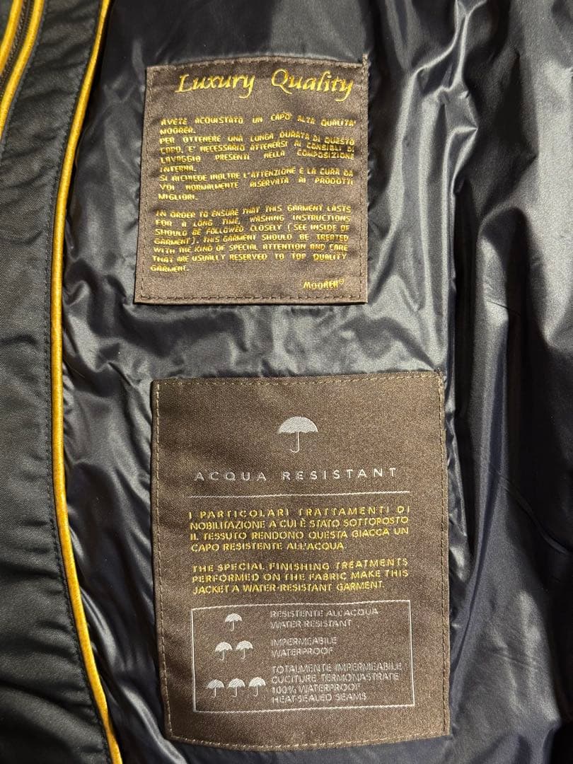 【値下げ！】MOORER FIRE-WK ムーレーダウンベスト 48