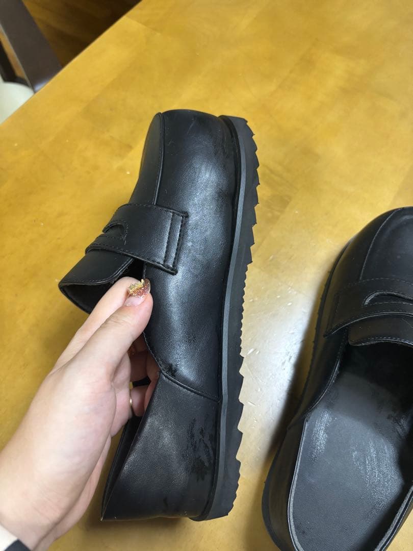 【美品】らくばき　　ローファー　サイズM