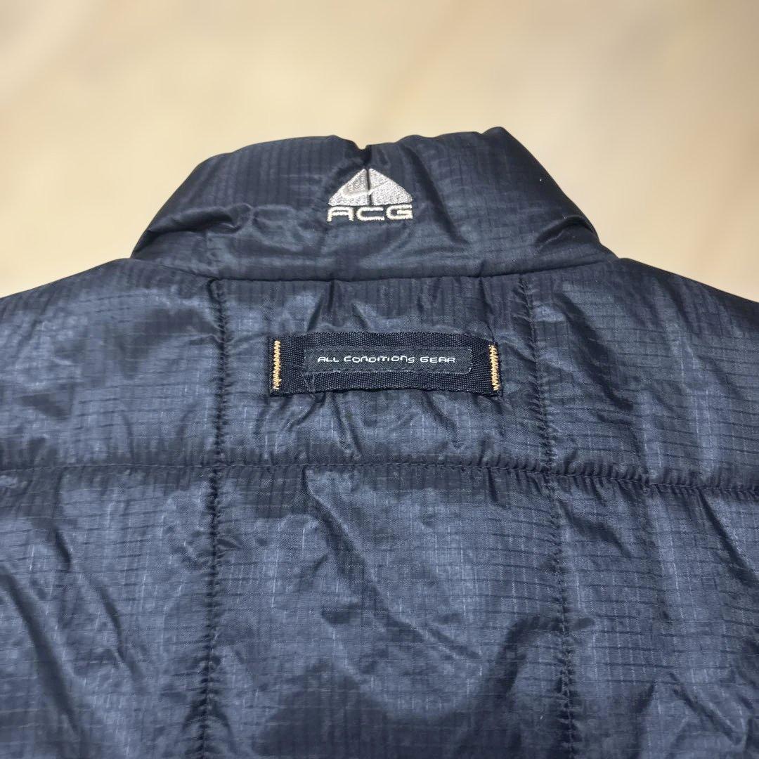 ぺ*様 Nike ブラック キルティング ベスト　ACG ダウンベスト　激レアX