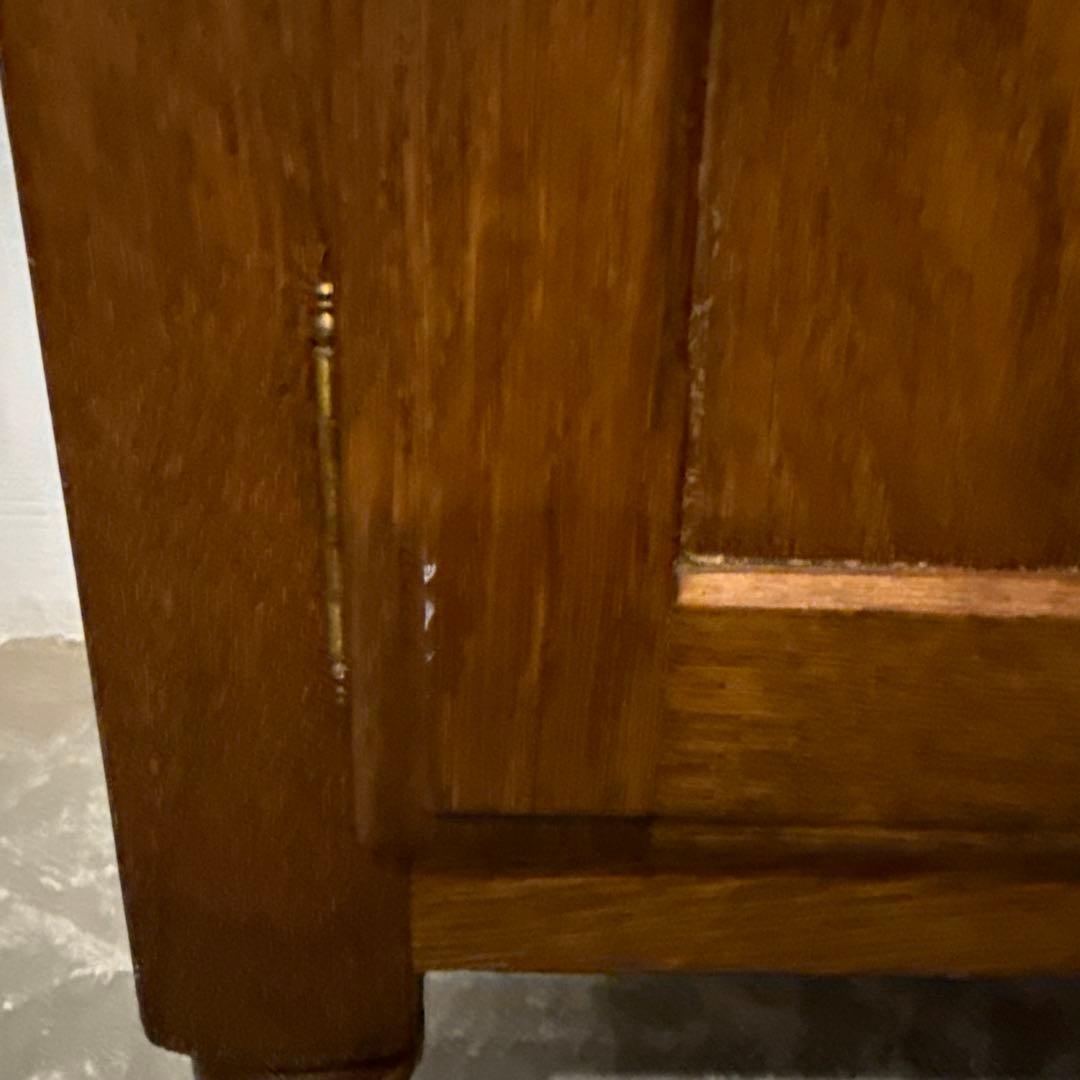 年末年始saleヴィンテージ　木製サイドテーブル　扉収納付き