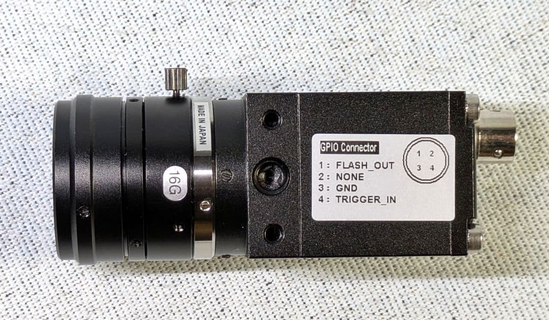 【ほぼ新品】⚫ミスミ高速撮影対応カメラEMVC-CB130C 4mmレンズ付き