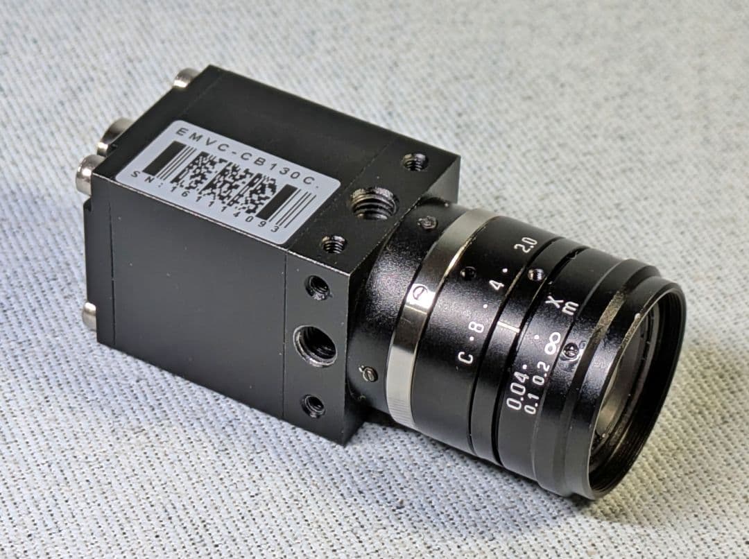 【ほぼ新品】⚫ミスミ高速撮影対応カメラEMVC-CB130C 4mmレンズ付き