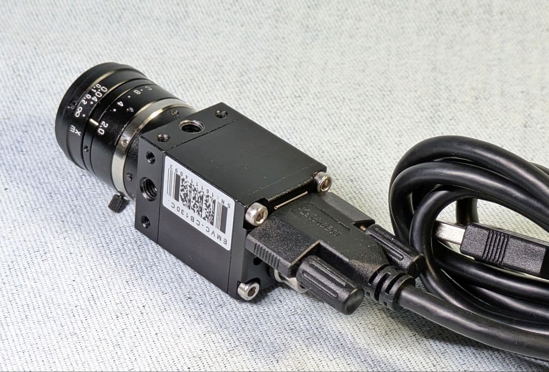 【ほぼ新品】⚫ミスミ高速撮影対応カメラEMVC-CB130C 4mmレンズ付き