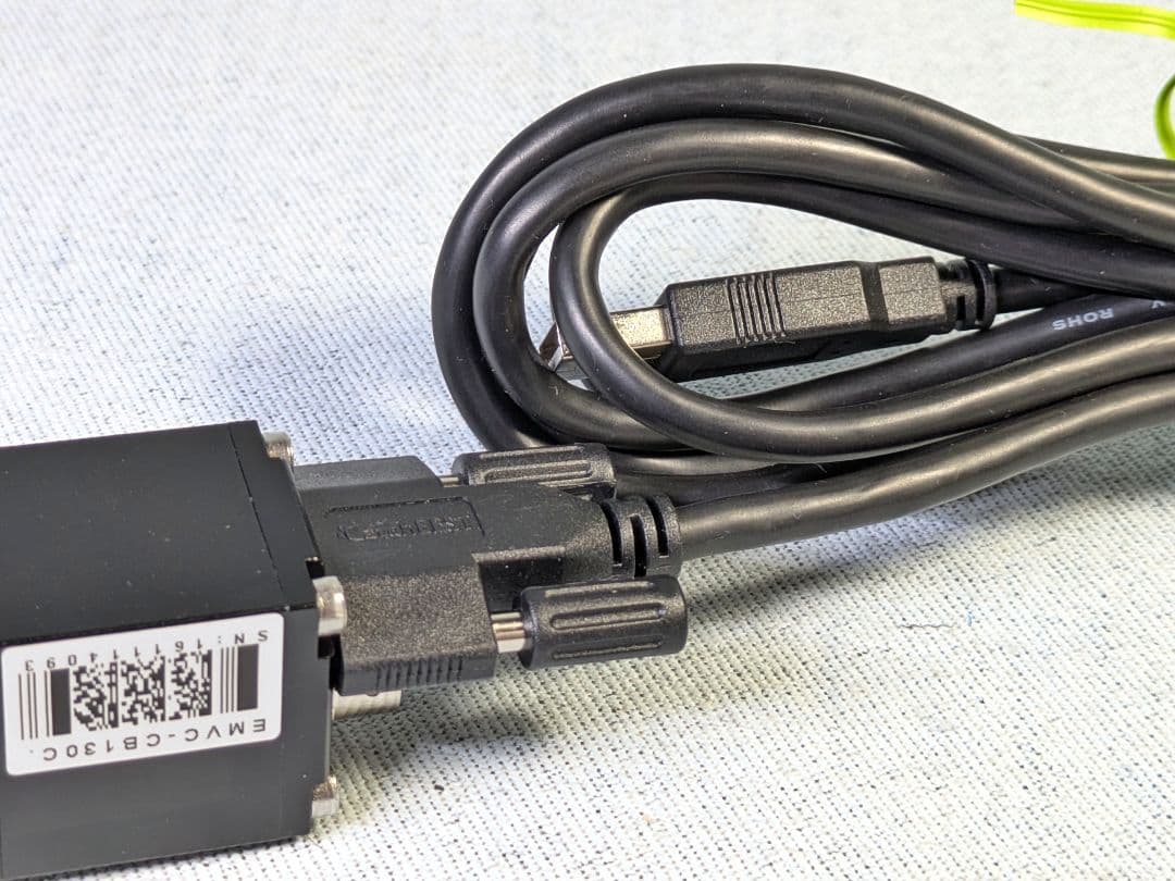 【ほぼ新品】⚫ミスミ高速撮影対応カメラEMVC-CB130C 4mmレンズ付き