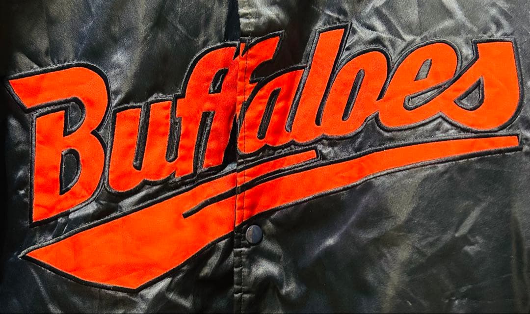 当時物☆大阪近鉄バファローズ☆スタジャン☆ジャンパー☆ネイビー/レッド☆中古品