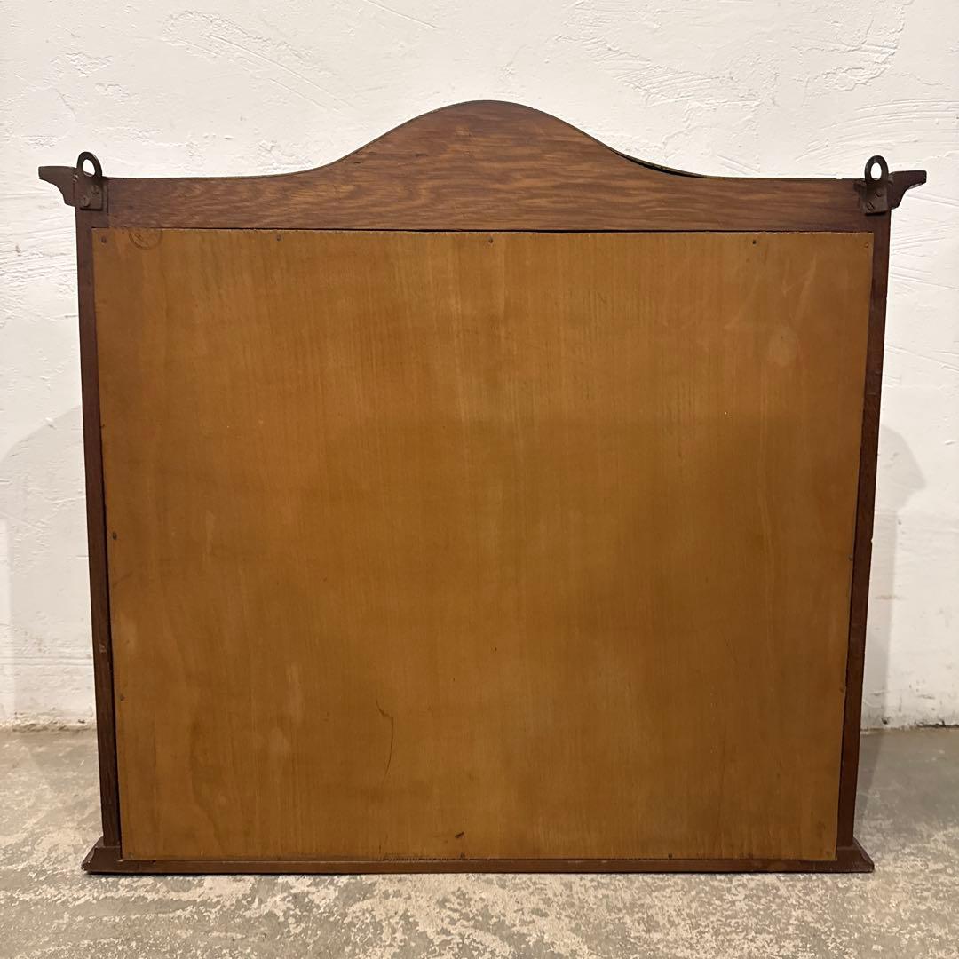 ビンテージ　 ウォールガラスキャビネット