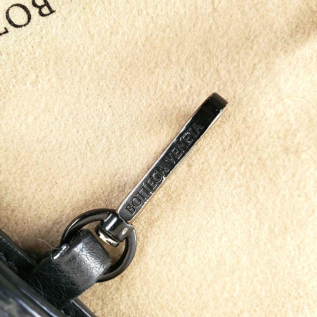 Bottega Veneta ボッテガ キーケース 黒 ブラック イントレ 6連