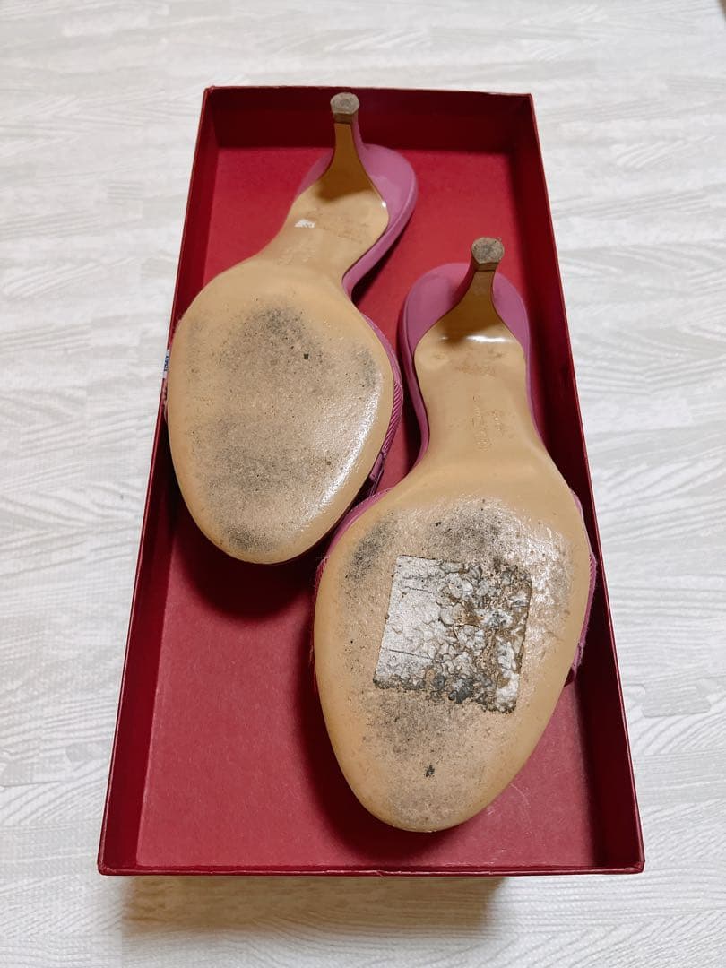 【箱付】フェラガモ ミュール リボン 靴