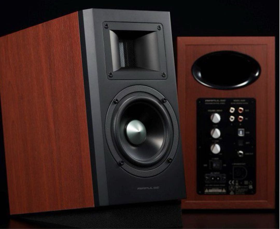 エアパルス AIRPULSE ブラック/チェリー A100 HD MONITOR