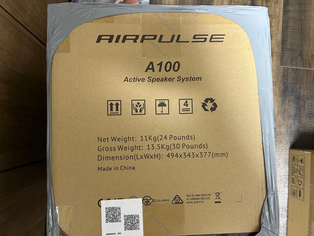 エアパルス AIRPULSE ブラック/チェリー A100 HD MONITOR