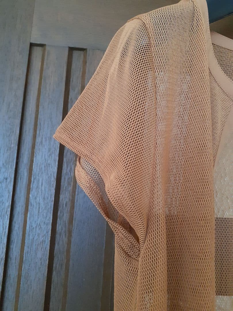 【クールカレアン】キャメル ジャンパー・ブルゾン メッシュジレ付き