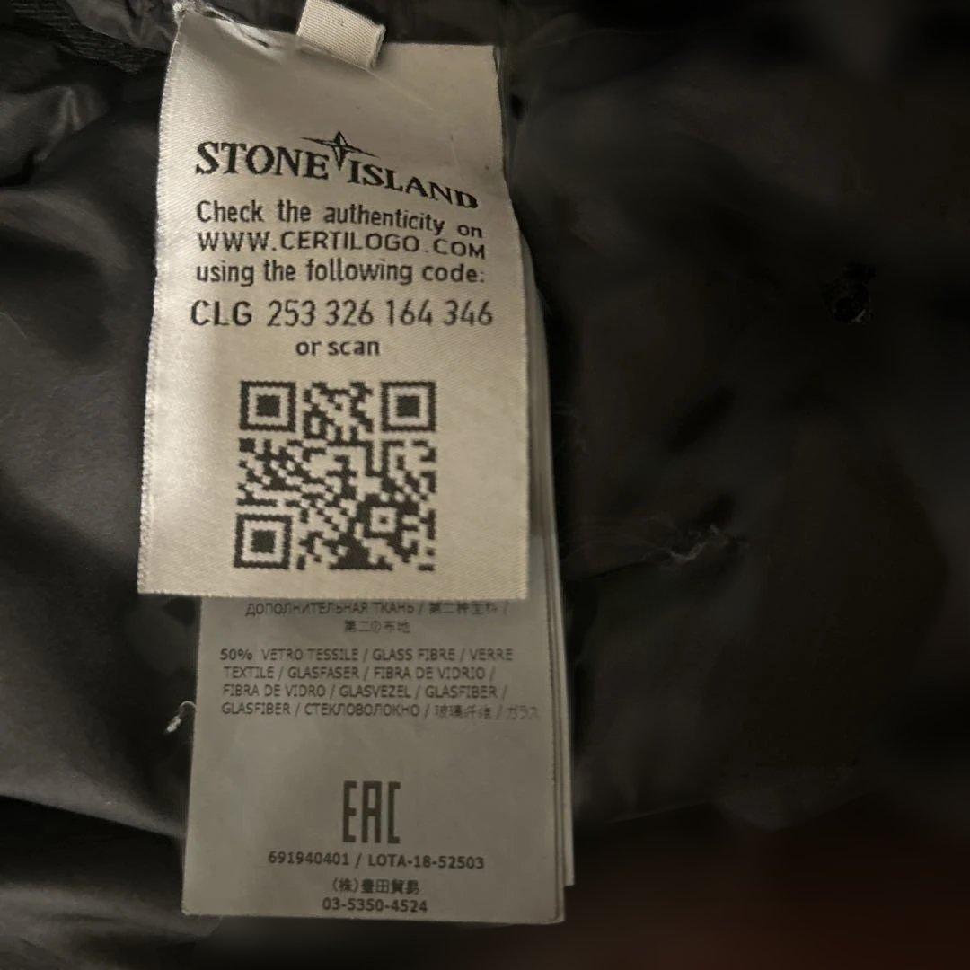 STONE  ブラック ダウンジャケット　サイズL