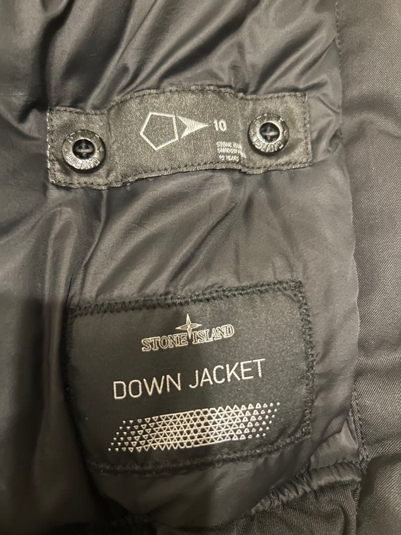 STONE  ブラック ダウンジャケット　サイズL