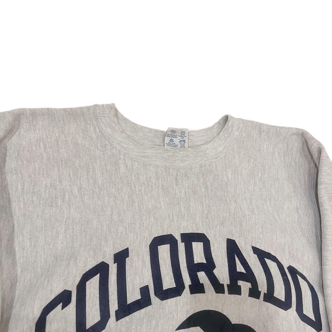 希少★Champion メキシコ製 刺繍タグ 90s カレッジ スウェット