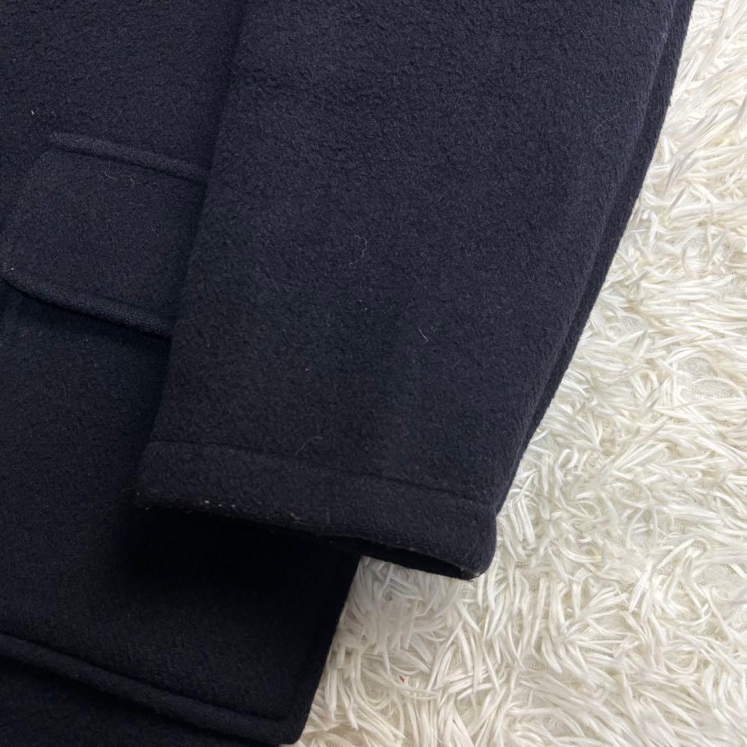 美品✨グローバーオール ダッフルコート 英国製 チェック ブラック 40 L