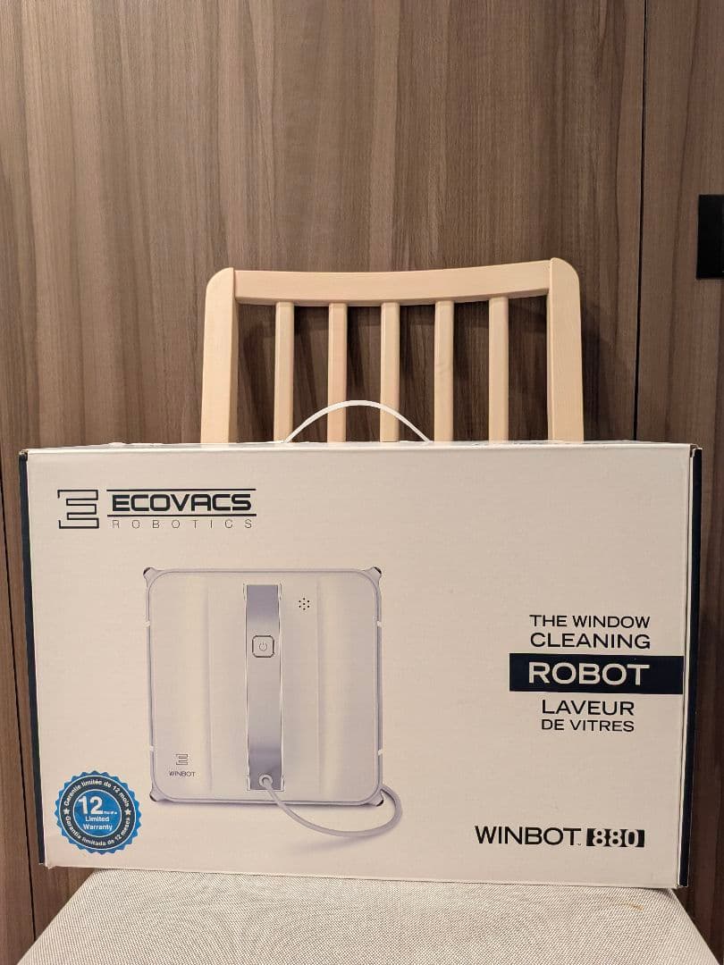 【窓掃除ロボット】ECOVACS WINBOT E80 ほぼ新品 本体