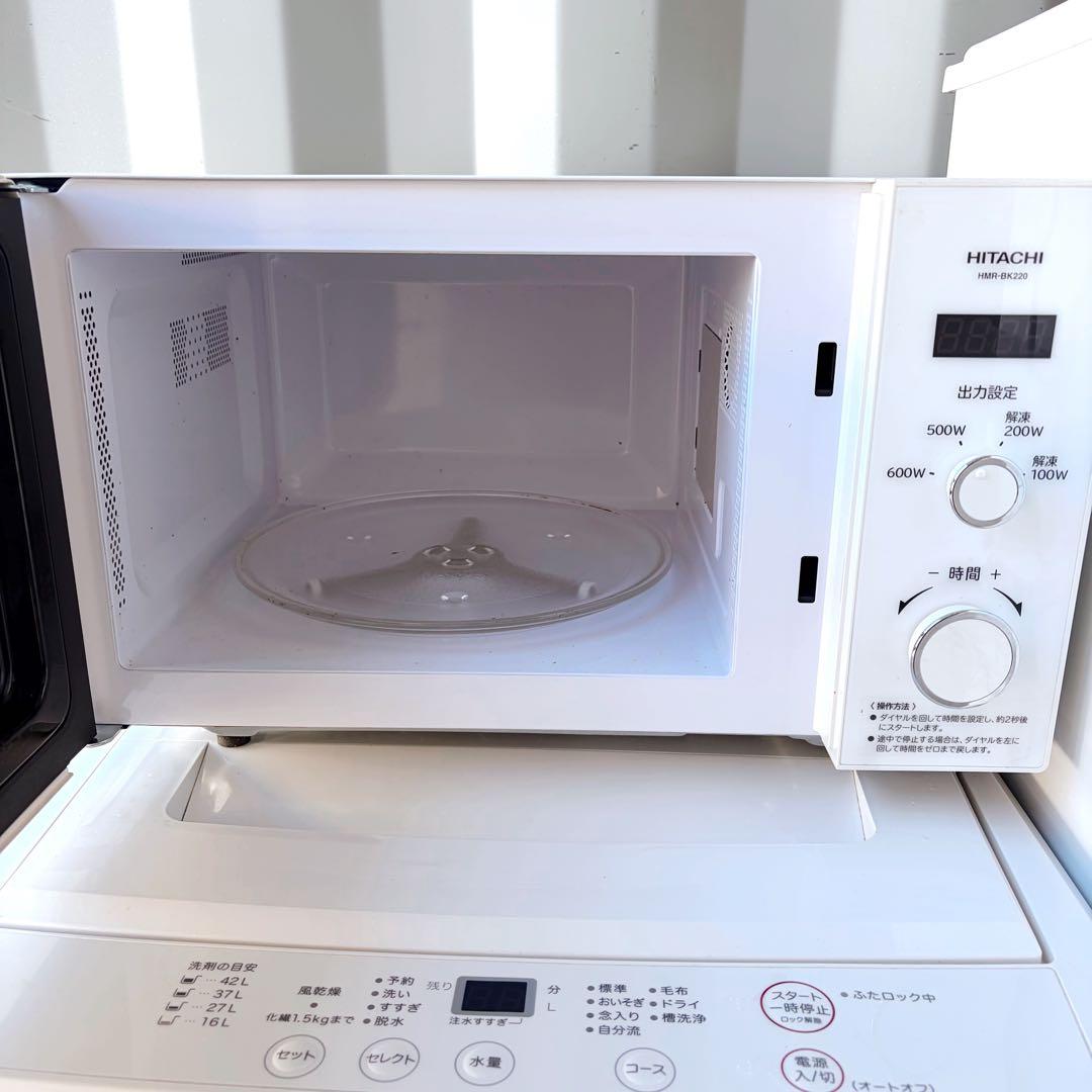 運搬取付無料！ホワイト純正無印・三菱・日立3点セット！完動超美品！一人暮らしに！