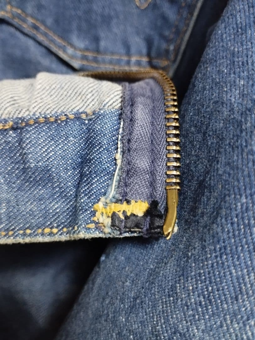 最終値下げWrangler 縦ベル 24MJZ USA製デニムジャケット 60s