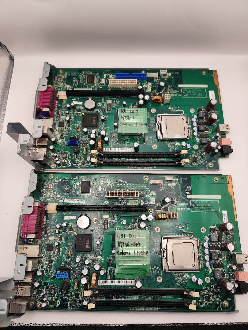 5セット マザーボード G31 ICH7 07156 Celelon ジャンク