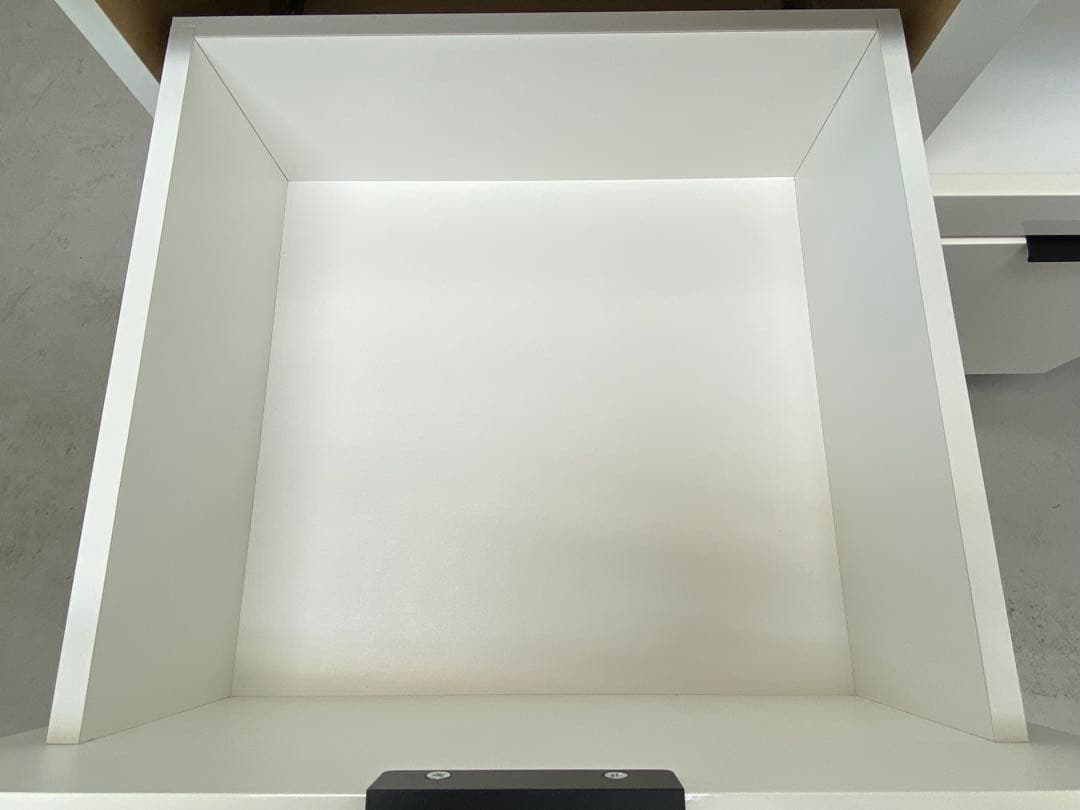 ニトリ キッチンボード エトナ 90KB-WH ホワイト 食器棚